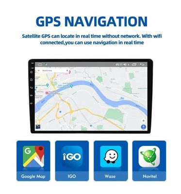 Оригинальный FM-передатчик Android Car Stereo с 7/9/10 дюймовым сенсорным экраном и GPS Wifi