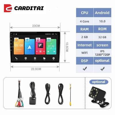 Оригинальный FM-передатчик Android Car Stereo с 7/9/10 дюймовым сенсорным экраном и GPS Wifi