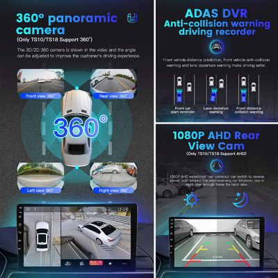 8 * CortexTM A55 1.6GHz CPU 10.1inch 2 Din Car Radio для универсальной автомобильной установки и 4 64G хранилища Android Autoradio