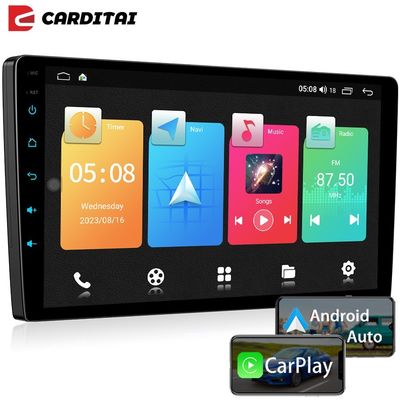 Высокое разрешение 1024 * 600 9/10 дюймовый Android автомобильный стерео мультимедийный проигрыватель с портом AUX