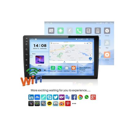 Встроенный GPS Android 9 дюймовый сенсорный экран Автомобильный DVD-плеер 1Din Универсальные Carplay Радио