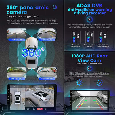 Универсальный 9-дюймовый 10-дюймовый Carplay Radio Screen Octa Core DSP QLED с 8G128G Android Car Multimedia
