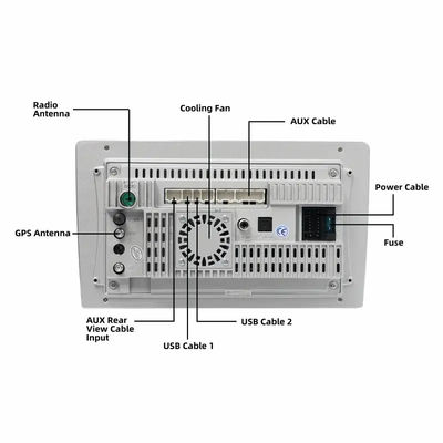 Full Fit Display Screen Car Stereo 8Core TS18 Мультимедийный проигрыватель для универсальной автомобильной установки