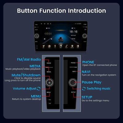 UIS7862S 8CORE 6 128G Android 11 Автомобильный DVD Радио GPS WIFI 9/10" Двойной Дино Touch Screen