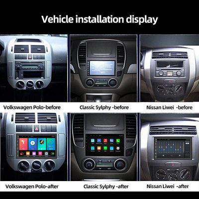 Встроенный беспроводный CarPlay 7 дюймовый сенсорный экран USB AUX BT Double Din Car Radio для универсального аудио