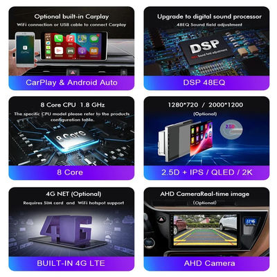 Расположение приборной панели 8core Android 12.0 Octa Core 1 Din Car Stereo Audio Radio Player для BMW E39 M5