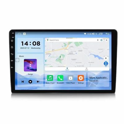 10.1-дюймовый универсальный 2-диновый Android автомобильный стерео с DSP 32EQ RDS Screen Multimedia Player