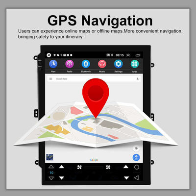 Android 10.1 GPS навигация 2 32G Автомобильное радио 9.7'' 2 DIN с встроенным беспроводным CarPlay