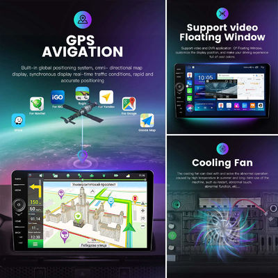 2.5D IPS Авто GPS навигация Авто Радио Мультимедийный Плеер для 9 дюймового Android Авто Радио