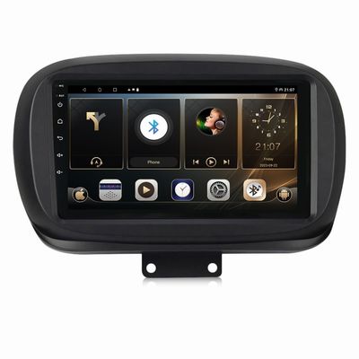 FIAT 500 2007-2015 2 Din Car Stereo Audio Player с камерой AHD 1080P и процессором 4 ядра