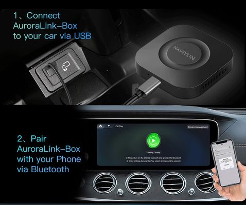 8-ядерный процессор Qualcomm QCM6125 Wireless CarPlay Ai Box для Netflix YouTube 4G 64G LTE GPS