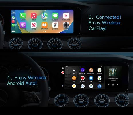 8-ядерный процессор Qualcomm QCM6125 Wireless CarPlay Ai Box для Netflix YouTube 4G 64G LTE GPS