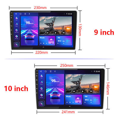 9 дюймовое 2D Android автомобильное радио с BT FM RDS WIFI навигация GPS 2.5D IPS сенсорный экран