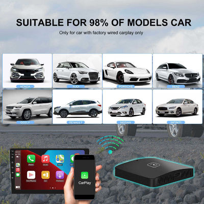 Обновление на новейшие технологии беспроводного CarPlay Ai Box для Volvo Ford Benz VW KIA