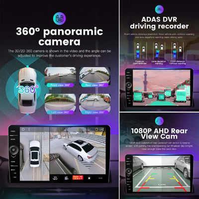 Универсальный встроенный в 4G Android 12 Автоэлектроника TS18 9/10 дюймовый кнопка Headunit Автомобильное радио