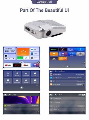 Автомобильная камера DVR с встроенным приложением Carplay и навигацией GPS 1080P HD USB 2.0 передняя камера