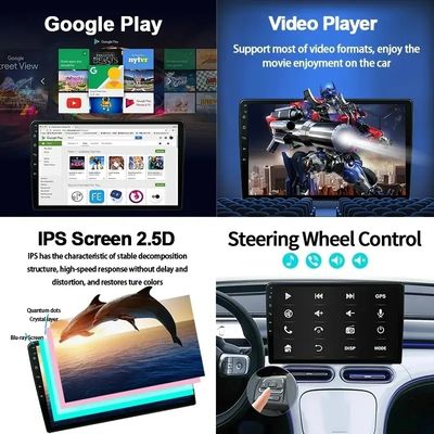 12.3'' QLED экран 4G LTE Wifi DSP Carplay Android Auto 2Din Автомобильное радио Для BMW/Benz/Audi Universal