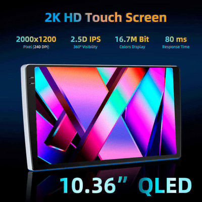 9" 2K экран 2DIN автомобильное радио с операционной системой Android 10 и совместимостью Carplay/Android Auto