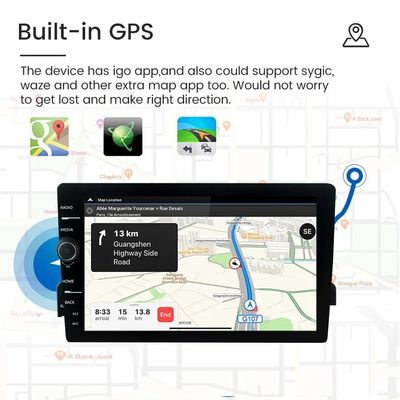 Радио 8 дюймов с GPS навигацией и беспроводным Android Auto