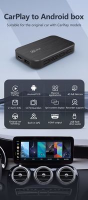 Беспроводный Android Auto и Apple Carplay Media Box с другим стилем дизайна портативный