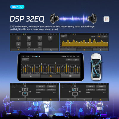 Универсальный 12,3-дюймовый CarPlay Android GPS навигационный плеер с функцией DSP Свяжитесь с нами