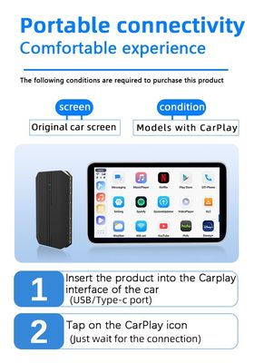 Обновить свой автомобиль на беспроводный CarPlay с Universal Plug and Play Android 12 Media Box