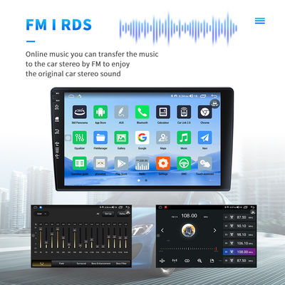 1280*800 разрешение 2 Din Car Radio с Android Auto BT5.0 4G DSP RDS и навигацией по GPS