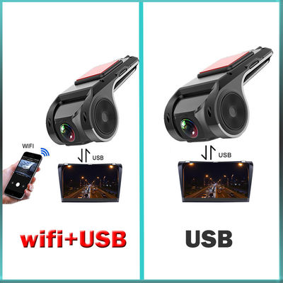 USB Car Dash Cam HD 1080P 170° широкоугольный записыватель передний ADAS Android DVR Ночная версия