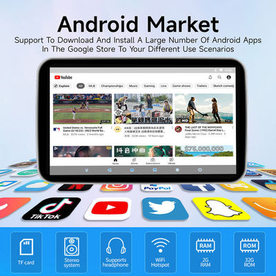 10.5-дюймовый автомобильный застежный дисплей Android 9.0 Octa Core 1 16GB видеоплеер с монитором
