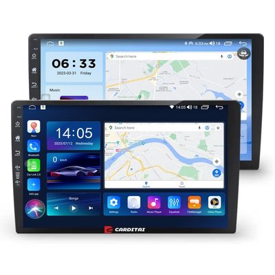9 дюймовый авто DVD-плеер Android навигация с 6 128 ГБ 4G Wifi GPS Dsp Rds AM Двойной дини автомобильное радио