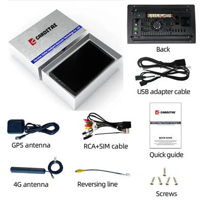 9 дюймовый авто DVD-плеер Android навигация с 6 128 ГБ 4G Wifi GPS Dsp Rds AM Двойной дини автомобильное радио