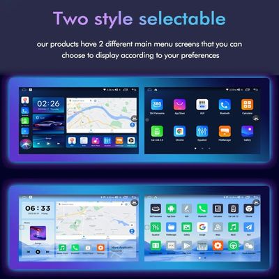 Универсальный 10-дюймовый Android 9.0 Car Radio 2.5D GPS навигация Мультимедийный DVD-плеер