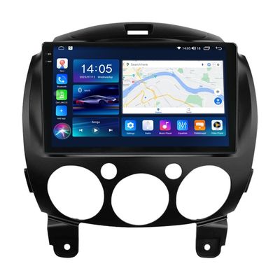 Встроенный 2DIN CarPlay 4G Wifi BT Autoradio Audio DVD GPS мультимедийный проигрыватель для Mazda 6 2002-2008