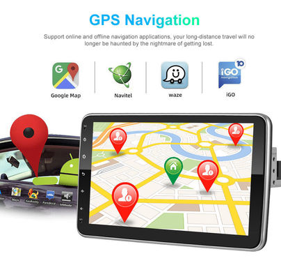 Универсальный 10,36 " IPS Android Автомобильное радио GPS Wifi 1 Din Сенсорный экран Carplay HD Камера