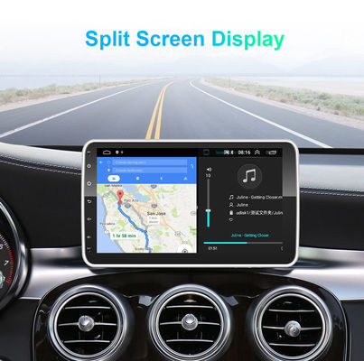 Универсальный 10,36 " IPS Android Автомобильное радио GPS Wifi 1 Din Сенсорный экран Carplay HD Камера