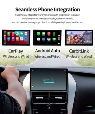 Универсальное автомобильное радио Android13 Car Player с 11,5-дюймовым QELD экраном и 8-ядерным радио TS10