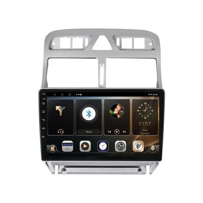 Авторадио мультимедийный видеоплеер Навигация GPS для Peugeot 206 2001 2016 Android 10 Нет DVD