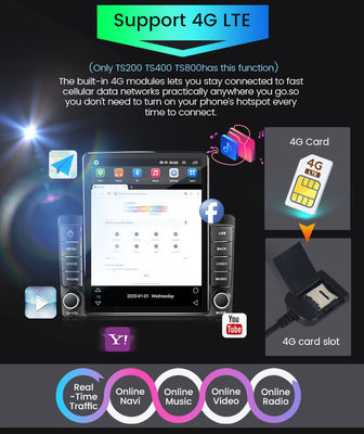 Универсальное авторадио Android 9.5 " Вертикальный экран FM IPS Carplay MP5 Car Player